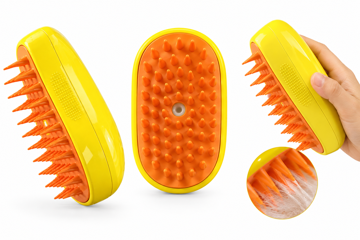 3-in-1 Electric Pet Grooming Brush